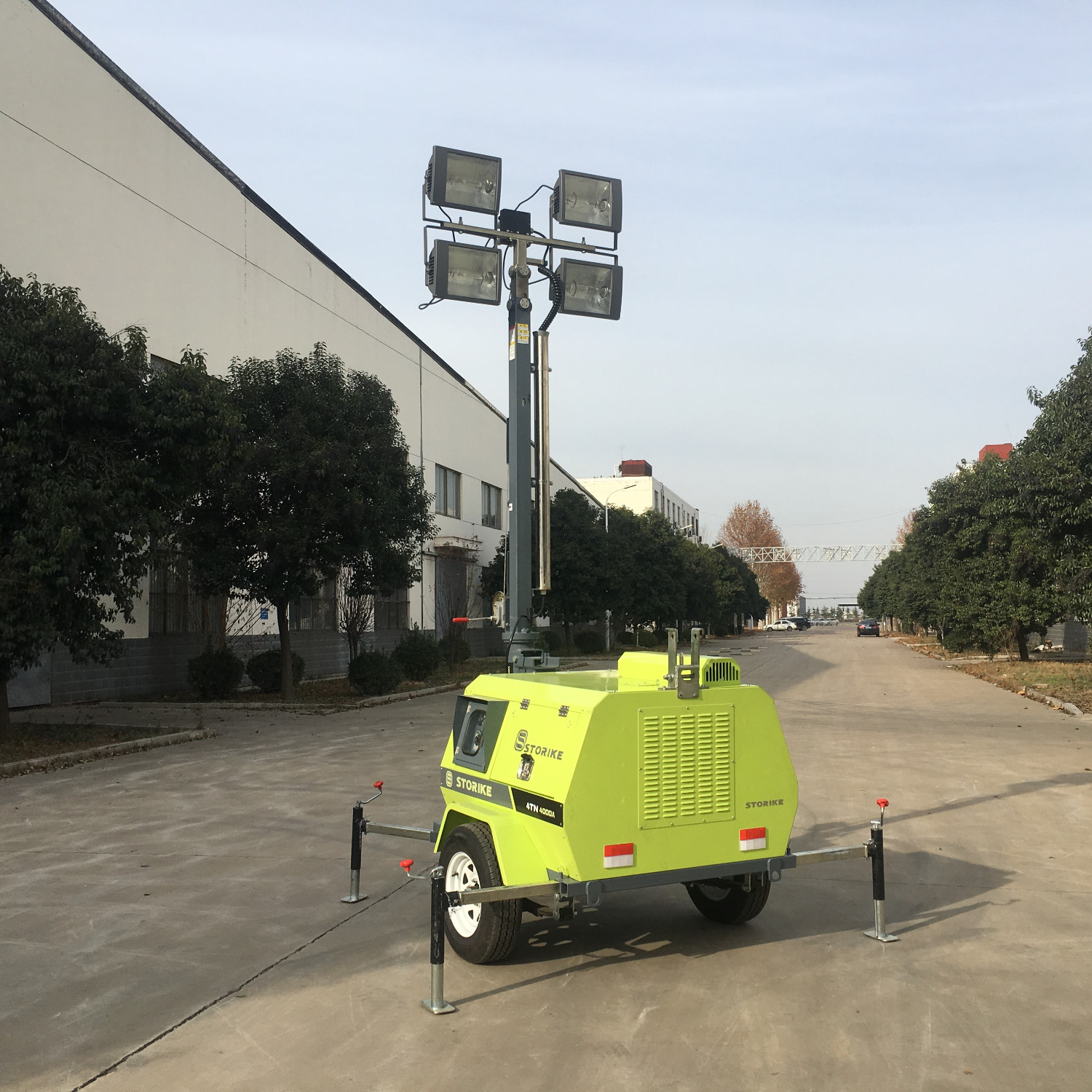 大型移动照明车施工过程中发生的故障问题及解决措施